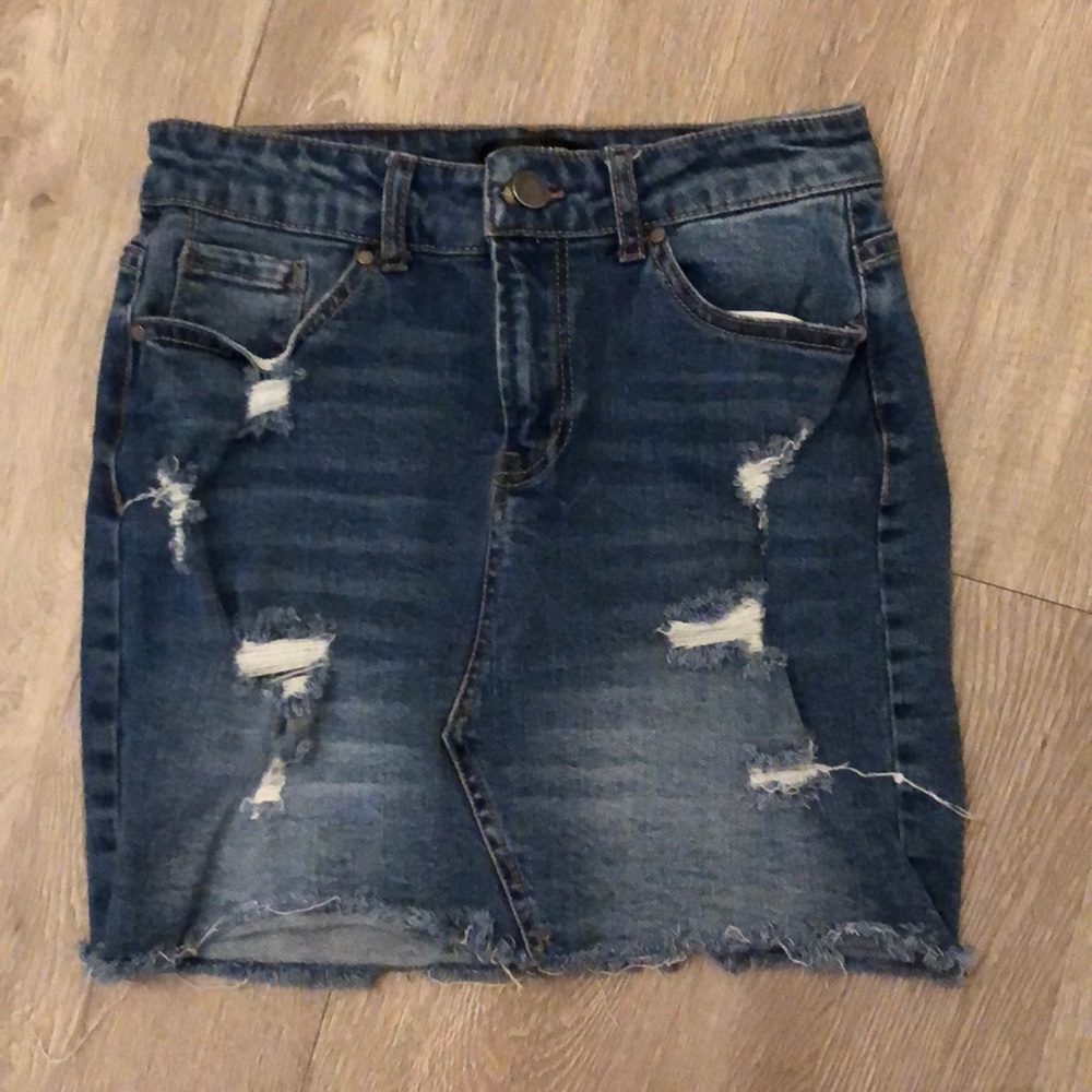 Womens jean skirt